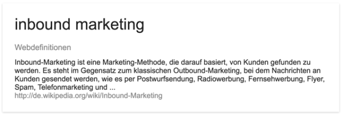 Inbound Marketing Definition